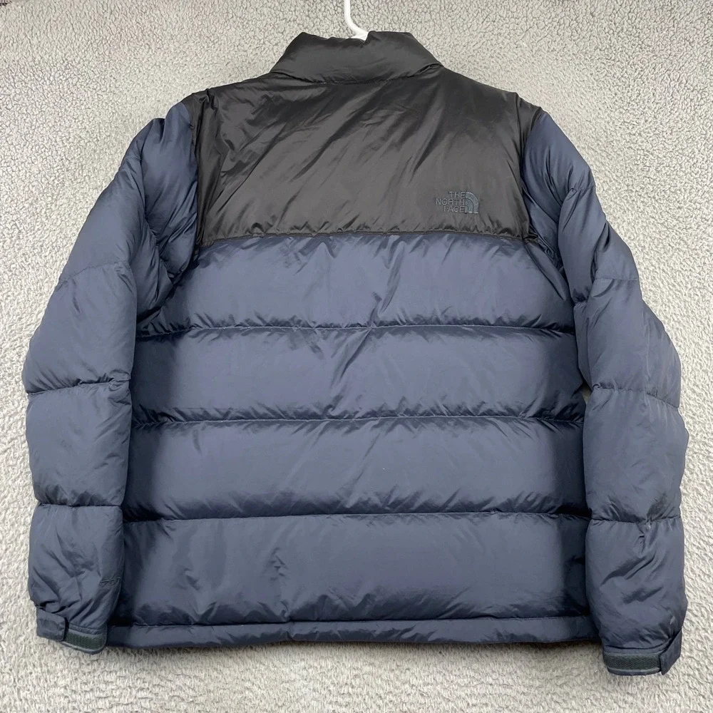 The North Face Puffer Jacket Mens L Blue Nuptse 700 Down Insulated NF00C759